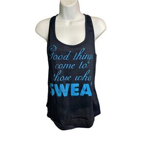 LA Threads Sleeveless “Good Things” Racerback Tank Sz M